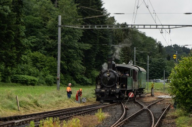 Manöver in Wasen i.E. vor der Mittagspause am öffentlichen Fahrsonntag vom 14.06.2020